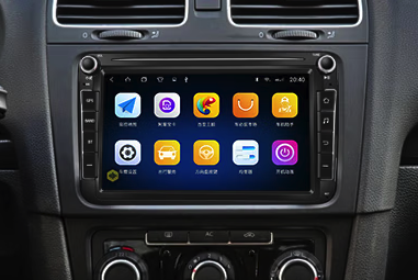 卡仕达大众高尔夫车机导航一体机安装第三方应用软件教程